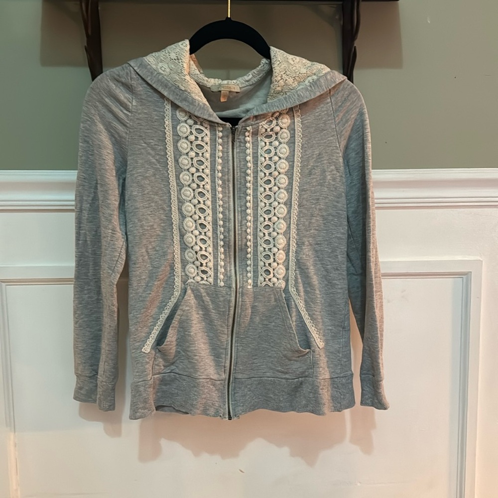 Bordeaux Danty Hooded Zip-up